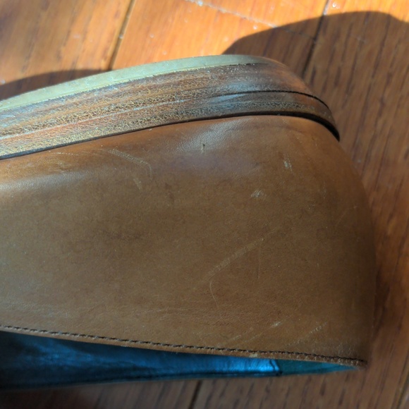 Vintage Made in Italy Woven Leather Flats - Picture 7 of 10